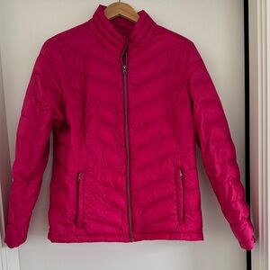 Vibrant Pink Women's Puffer Jacket